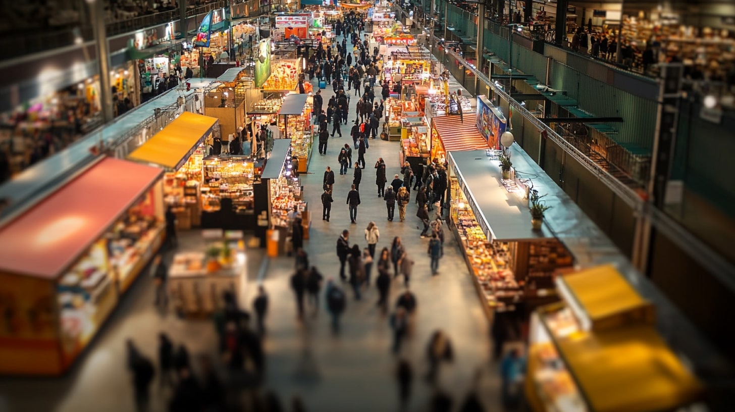 Foire internationale de Rennes : événement festif et grand public réunissant exposants autour de l’habitat, de la gastronomie et de l’artisanat du monde.